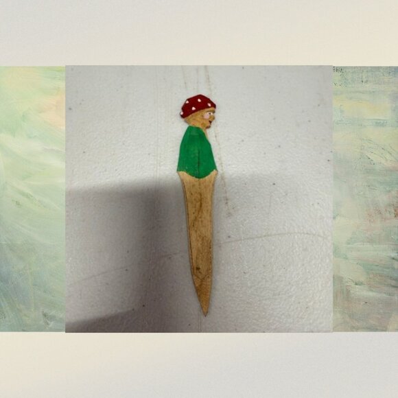 Vintage Quebec Folk Art Bookmark - Picture 4 of 4